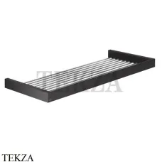 Gessi Rettangolo Решетка-полка для полотенец широкая 60 см 20950-187, Aged Bronze