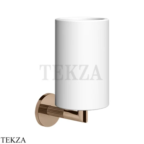Gessi INGRANAGGIO Стакан настенный композит белый 63807-030, Copper PVD