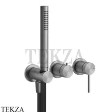 Gessi 316 SHOWER Смеситель для душа, внешняя часть 54039-239, Steel Brushed