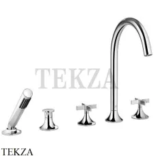 Dornbracht VAIA Смеситель на борт ванны на 5 отверстий 27522809-00, хром глянец
