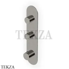 Zucchetti Todd Термостат для душа на 2 потока, внешняя часть ZTD664.C51, brushed metal black