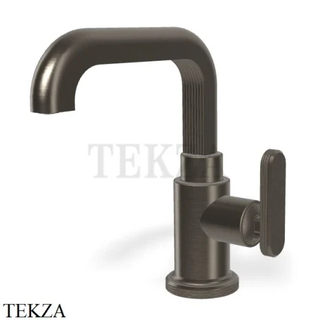 FIMA Carlo Frattini Park Line Смеситель для раковины, с донным клапаном F1321CS, Brushed black chrome