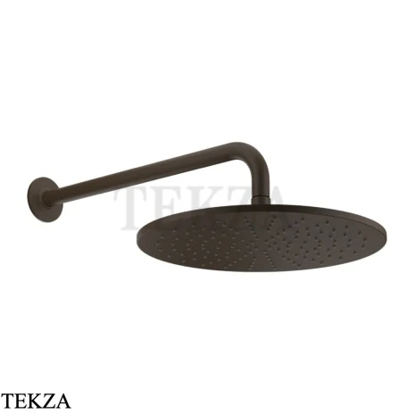 Gessi INCISO SHOWER Верхняя душевая лейка 30 с кронштейном 58248-845, Dark Bronze