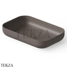 Dea Design Washbasins Раковина настольная 58х38 см Solid Surface DD9103 580 6, Grey Brown №6