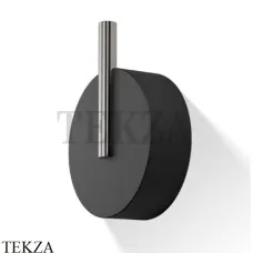 Decor Walther Stone Black WHG Крючок для халата и полотенец 0972765, черный матовый-stainless steel