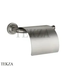 Gessi VENTI20 Держатель туалетной бумаги с крышкой 65449-149, Finox Brushed Nickel