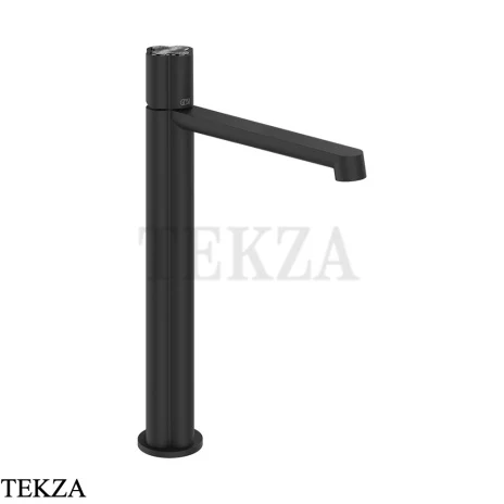 Gessi Ludovica Смеситель для раковины высокий, без гарнитуры 76204-299, черный матовый