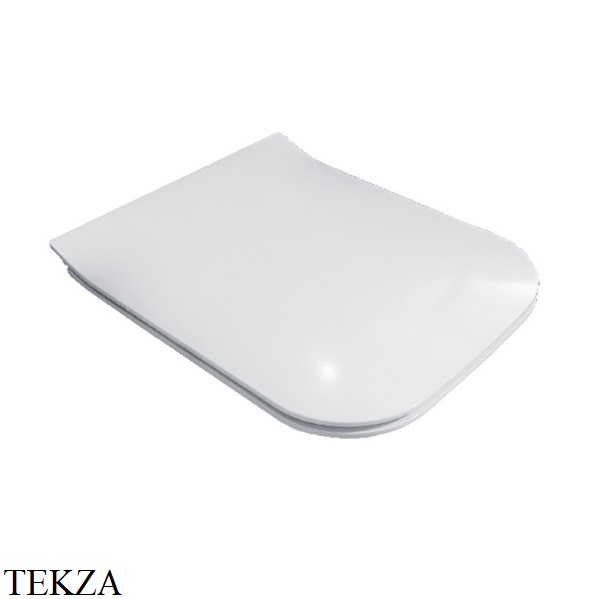 Hatria Tecna Bianca Крышка сиденье с микролифтом Slim Y9E701, белый глянец