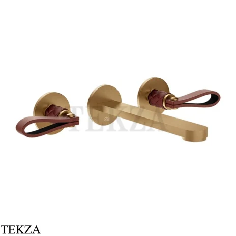 Gessi Pelle Laccetto Смеситель для раковины, внешняя часть, 78490-431, Red Cherry/ Bronze Br. PVD