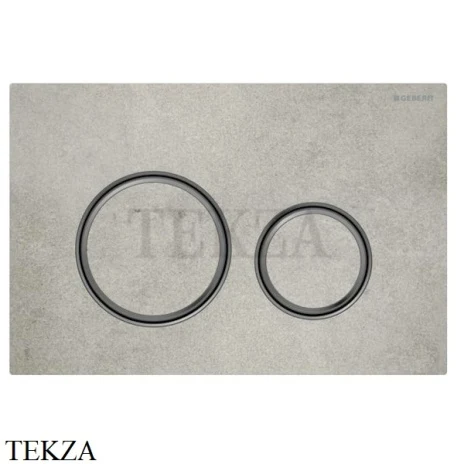 Geberit Sigma50 Клавиша смыва 115.651.JV.1, керамика под бетон/черный хром