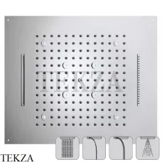 Bossini Dream/4 LED Потолочный душ, с четырьмя функциями, с подсветкой H38918.030, хром глянец