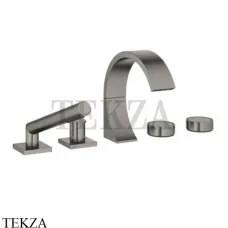 Dornbracht CYO Смеситель на борт ванны, с гарнитуром 27523811-99, Dark Platinum matt