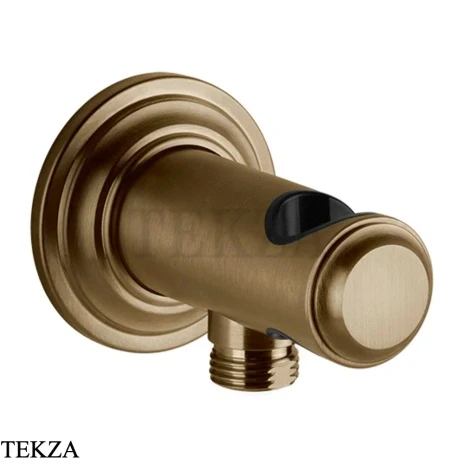 Gessi VENTI20 Держатель для душевой лейки с выводом воды 65161-791, Deep Bronze Br. PVD