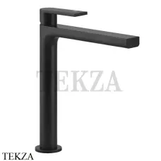 Gessi Emporio Via manzoni Смеситель для раковины высокий, без сливного гарнитура 38609-299, черный матовый