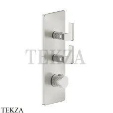 Gessi INCISO WELLNESS Термостат 2 выхода, внешняя часть 58204-149, Finox Brushed Nickel