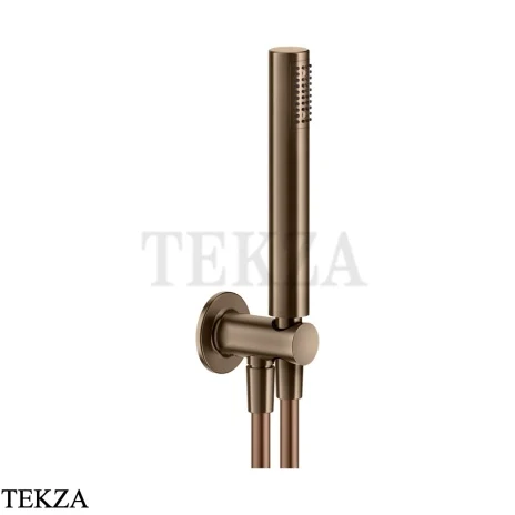 Gessi INCISO SHOWER Душевой комплект с держателем 58123-761, Coffee Bronze Br. PVD