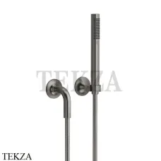 Dornbracht VAIA Душевой гарнитур с отдельными розетками 27808809-99, Dark Platinum matt
