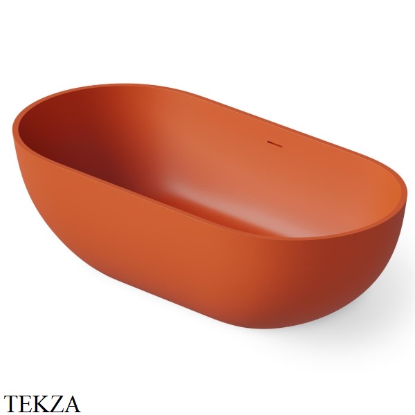 Dea Design Shadow Ванна отдельностоящая овальная 140x70 Solid Surface DD8619 1400 7, Orange №7