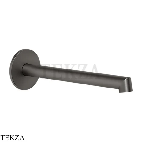 Gessi Ingranaggio-Anello Излив для раковины настенный, длинный 63404-707, Black Metal Brushed PVD
