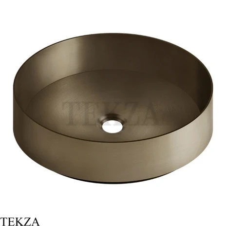 Gessi 316 TOTAL LOOK Умывальник на столешницу 54601-791, Deep Bronze Brushed PVD