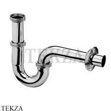 Kludi Сифон трубный для раковины 1025005-00, хром глянец