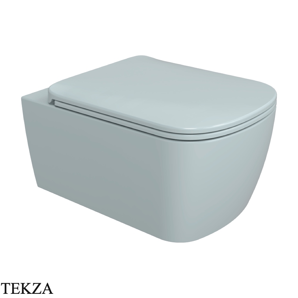 Flaminia Play унитаз подвесной чаша Gosilent слив торнадо PY118SAP, голубой Azzurro Polvere глянец