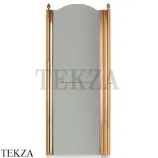 Migliore Diadema Дверь в нишу, петли справа, стекло матовое 22665, бронза classic