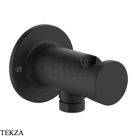 Gessi INCISO SHOWER Держатель для душа с выводом для шланга 58161-299, Black XL