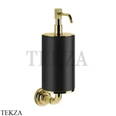 Gessi VENTI20 Дозатор для жидкого мыла настенный черный 65414-246, Gold PVD