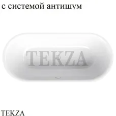 BETTE BetteLux Oval Ванна овальная встраиваемая, сталь 3465-000, система антишум, белый глянец