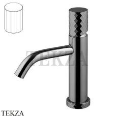 FIMA Carlo Frattini Spillo TECH V Смеситель для раковины, с донным клапаном F3031TXSVCS, Brushed black chrome