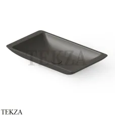 Dea Design Washbasins Раковина настольная 60х35 Solid Surface DD9002 600 5, Graphite №5