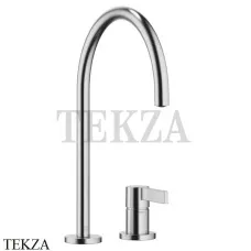 Dornbracht TARA Ultra Смеситель для кухни на два отверстия 32815875-93, Brushed Chrome