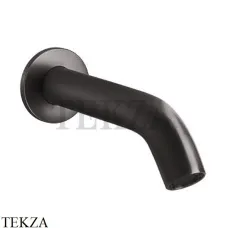 Gessi 316 BATH Излив для ванны настенный 54008-707, Black Metal Brushed