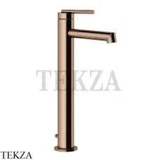 Gessi INGRANAGGIO Смеситель для раковины высокий, с донным клапаном 63503-030, Copper глянец