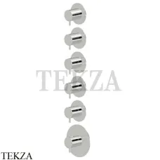 Newform XT Термостат для душа на 5 потоков, внешняя часть, 67602E.M0.070, Titanium satin