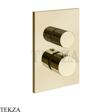 Gessi Habito RIGATO Термостат для душа, 3 потока, внешняя часть 73537-710, Brass PVD