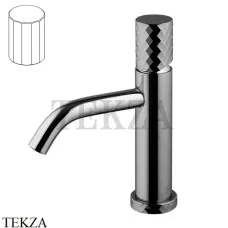 FIMA Carlo Frattini Spillo TECH V Смеситель для раковины, с донным клапаном F3031TXSVCN, Black chrome