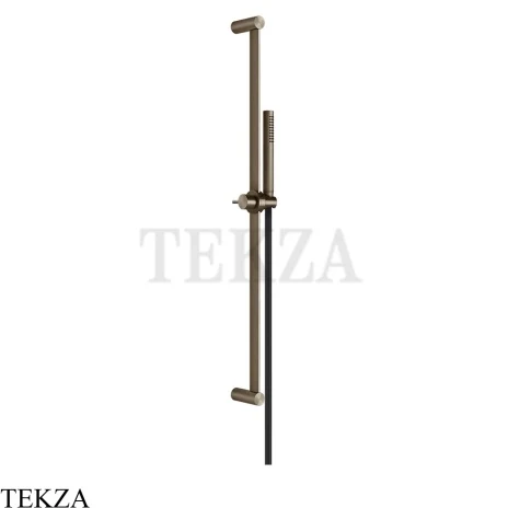 Gessi 316 SHOWER Душевой гарнитур, лейка стержень 54044-761, Coffee Bronze Brushed PVD