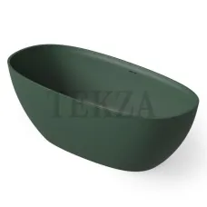 Dea Design Edge Ванна отдельностоящая овальная 160x76 Solid Surface DD8928 1600 11, Dark Green №11