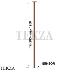 Gessi 316 FLESSA Потолочный электронный смеситель, под размер 54026-708, Copper Brushed