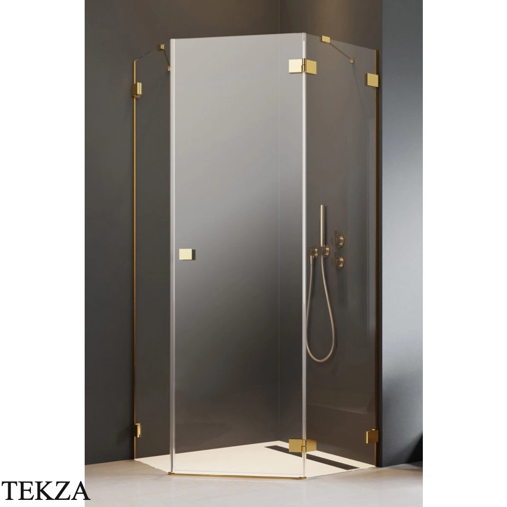 Radaway Essenza Pro 8 PTJ Душевая дверь 63,8 см, правая, 10530000-09-01R, золото глянец
