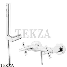 FIMA Carlo Frattini Maxima Смеситель для душа с гарнитуром F5305BS, белый матовый