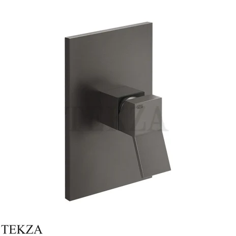 Gessi RETTANGOLO K Смеситель для душа, внешняя часть 53061-707, Black Metal Brushed PVD