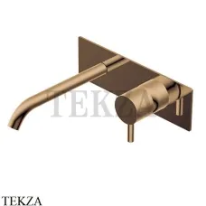 Ritmonio Diametro35 S Смеситель для раковины на планке, внешняя часть PR52AL102 BRX, Brushed Bronze
