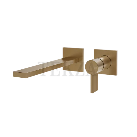 Gessi Inverso RIGATO Смеситель для раковины, внешняя часть 73588-791, Deep Bronze Brushed PVD