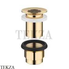 Dornbracht Незапираемый донный клапан с решеткой, без перелива 10110970-09, золото глянец