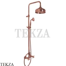 FIMA Carlo Frattini ELIZABETH Душевая колонна без излива, с гарнитуром F5085/2RA, медь Brushed