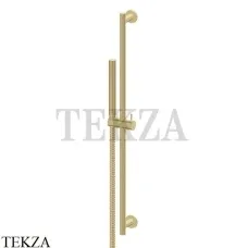 Newform Штанга с ручной стержневой лейкой сталь 69656X.59.098, PVD Brushed pale gold