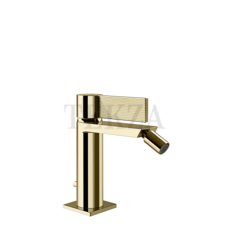 Gessi Inverso RIGATO Смеситель для биде, с донным клапаном 73507-710, Brass PVD